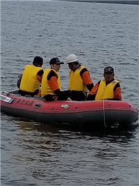 合同救命ボート操船訓練