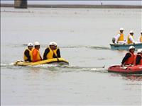 春野東分団　ボート操船訓練